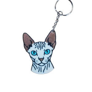 Klíčenka Sphynx kočka