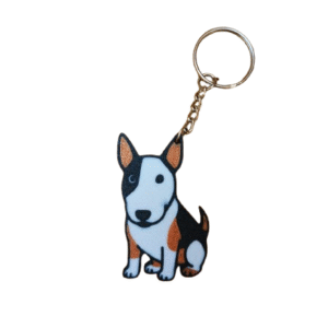 Klíčenka Bulteriér trikolora